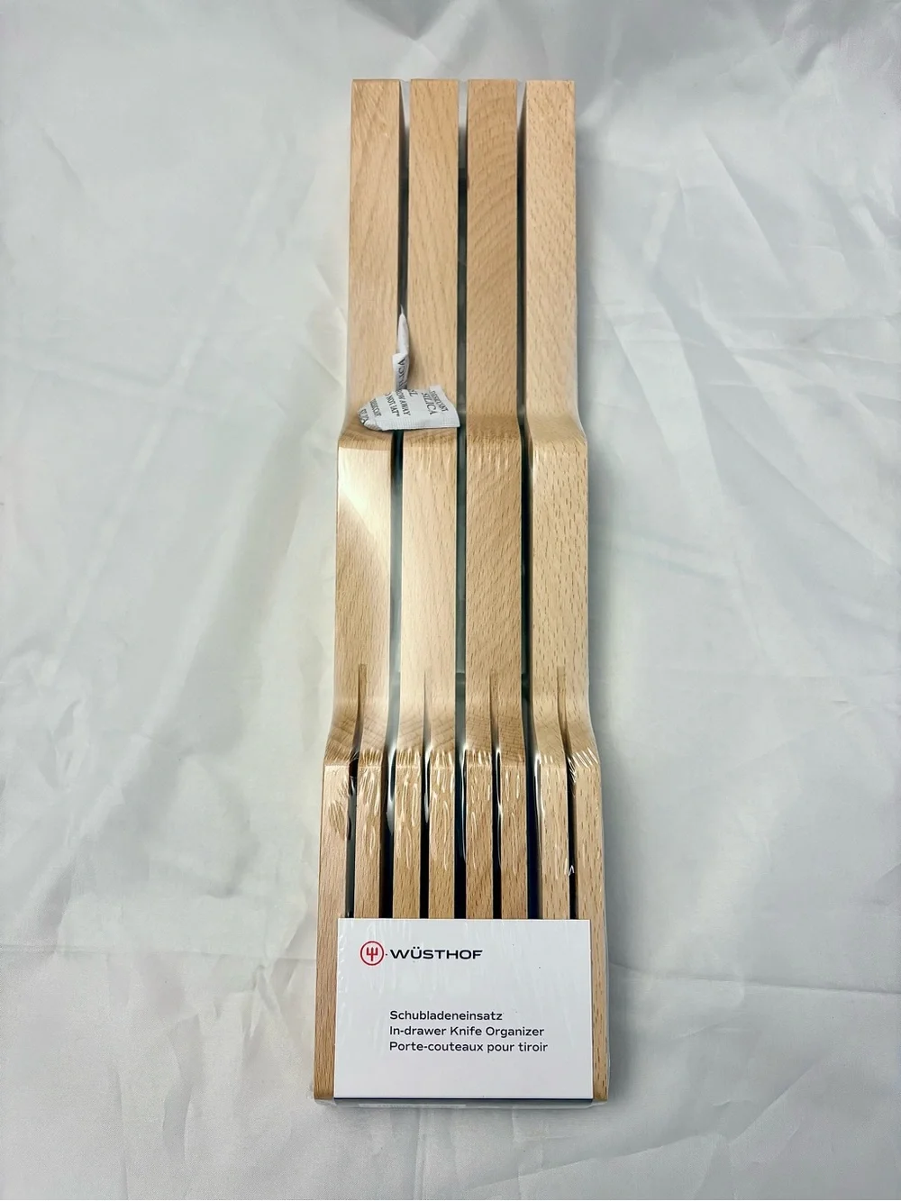 Wusthof Wooden In-Drawer Knife Organizer - Natural Wood